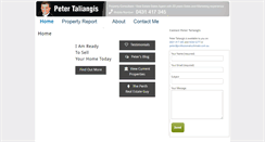 Desktop Screenshot of petertaliangis.com